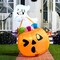 Joiedomi; 5 FT Tall Halloween Inflatable Cute Ghost Inflatable Lift Pumpkin Candy Bag with Build-in LEDs Blow Up Inflatables for Halloween Party Indoor, Outdoor, Yard, Garden, Lawn Decorations; Category:Pumpkin Decor; Image:7